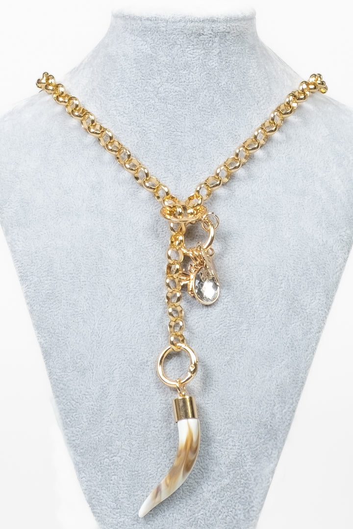 Upper - Collana corno con pendenti