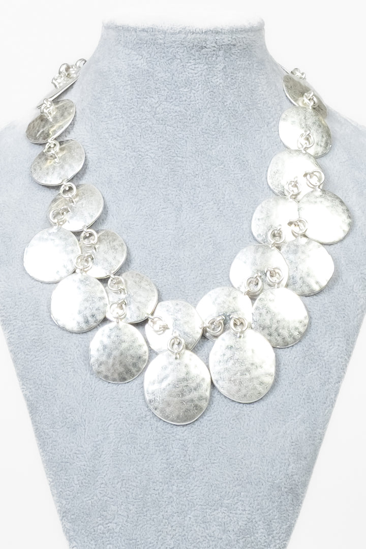 Upper - Collana medagliette martellate