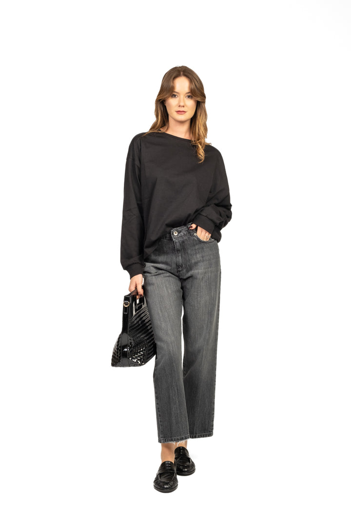 Vicolo - T-shirt scatoletta manica lunga Art. UF0174
