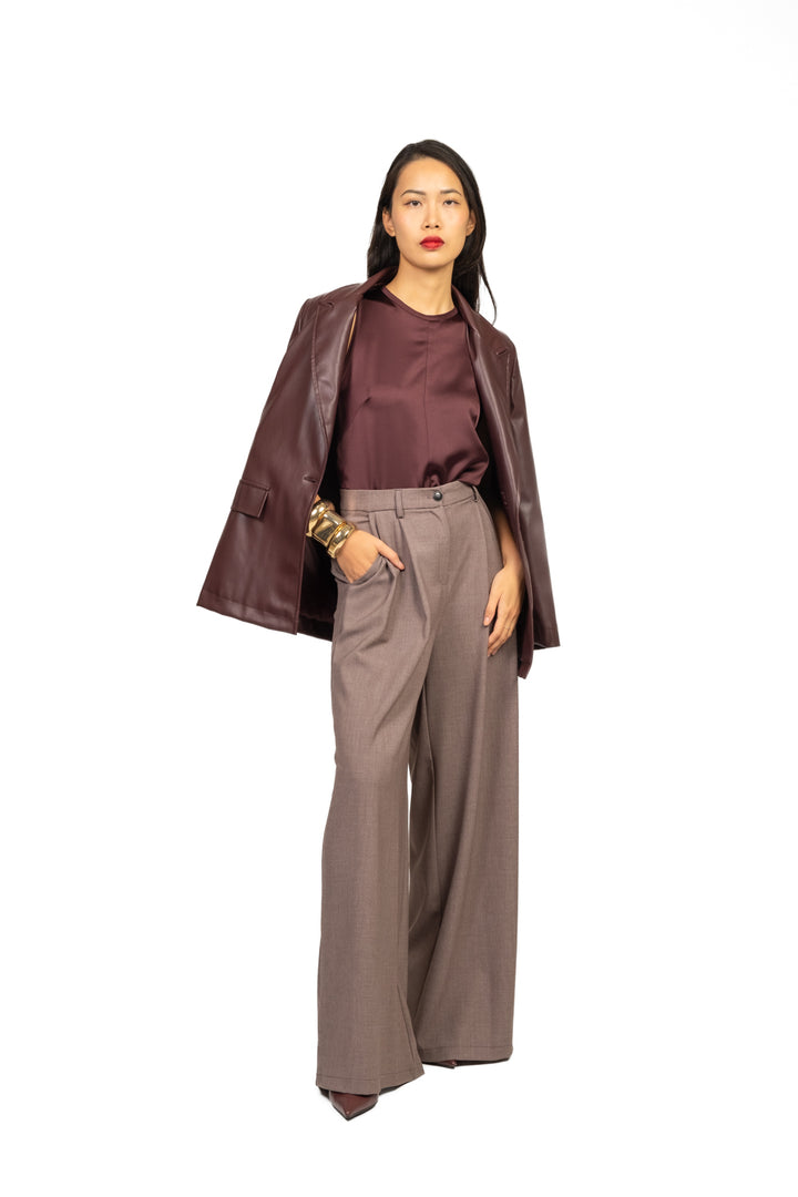 Tensione In - Pantalone palazzo con pinces Art. 26P1067