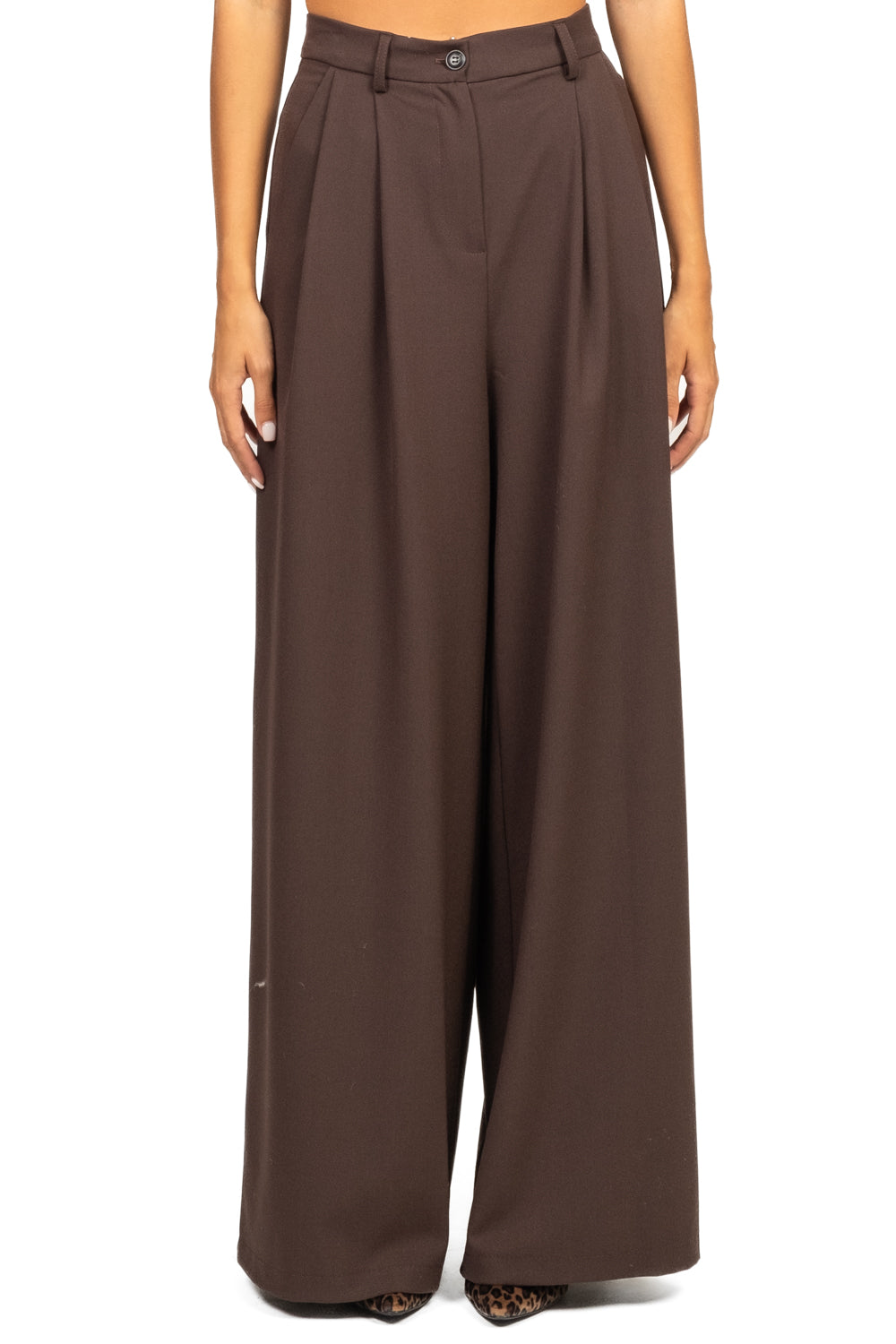 Tensione In - Pantalone palazzo con pinces Art. 26P1067