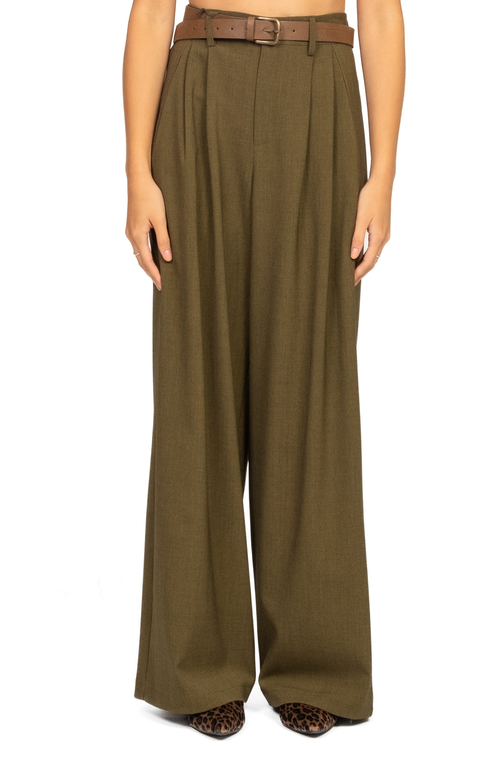 Tensione In - Pantalone palazzo con pinces Art. AI25-4216
