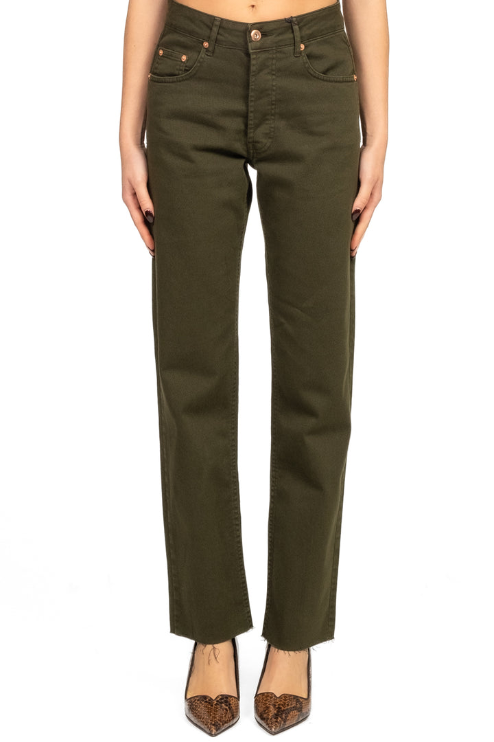 Tensione In - Jeans crop taglio vivo Art. CJ12704