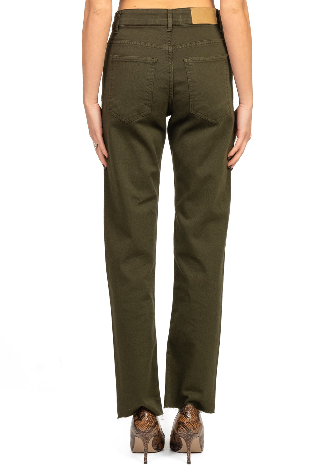 Tensione In - Jeans crop taglio vivo Art. CJ12704
