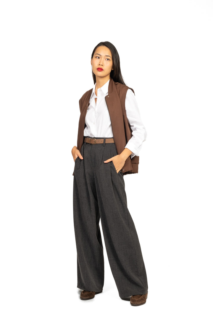 Tensione In - Pantalone palazzo con pinces Art. AI25-4216