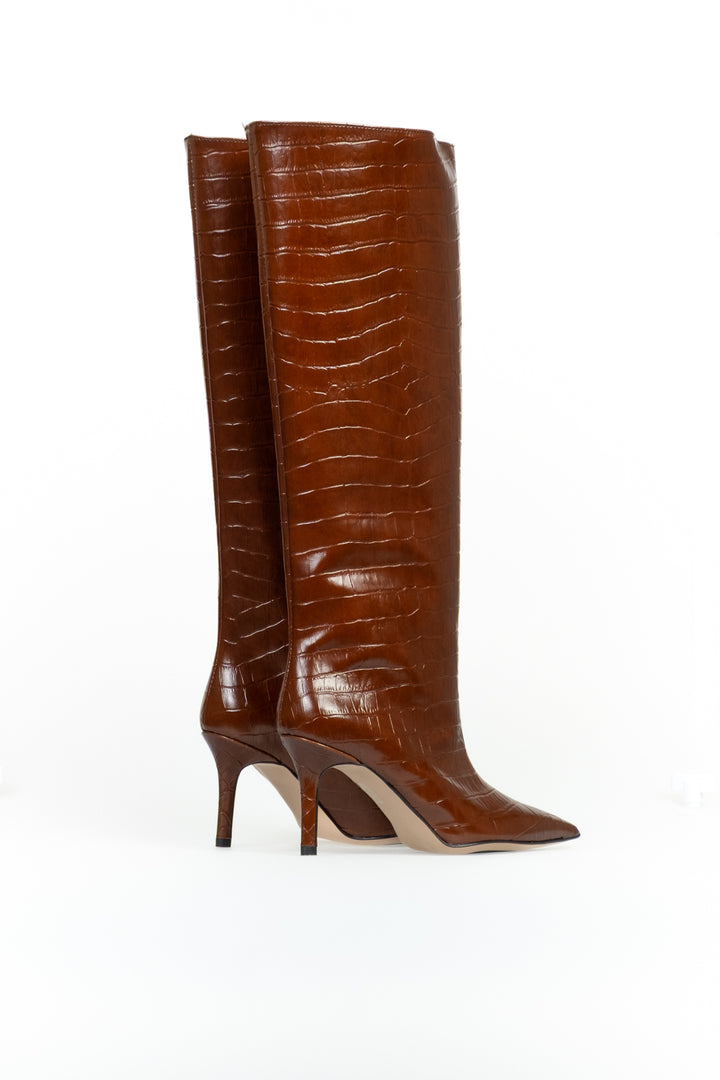 Divine Follie - Stivale in pelle cocco Art. P716