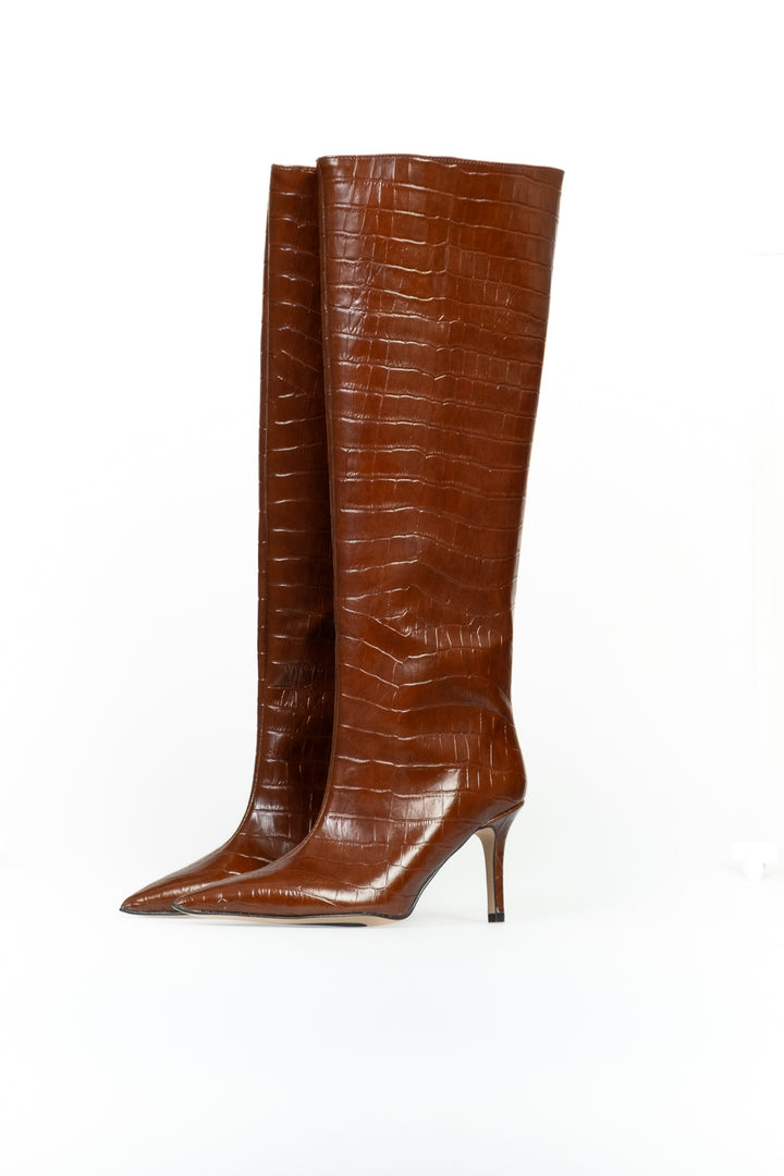 Divine Follie - Stivale in pelle cocco Art. P716