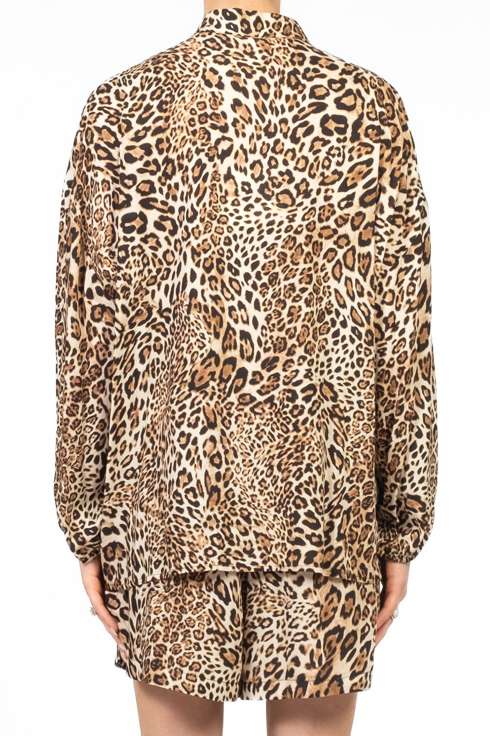 Tensione In - Completo camicia e shorts animalier Art. 25C7821