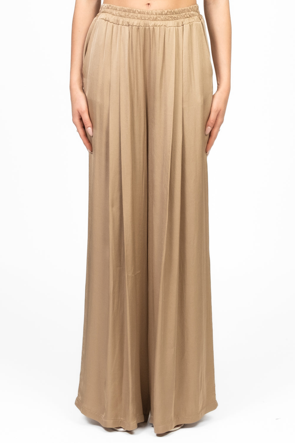 Tensione In - Pantalone satin con elastico Art. 5418BS