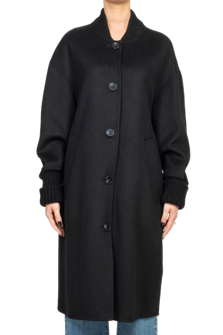 Vicolo - Cappotto lungo hand made con polsini Art. TF0027