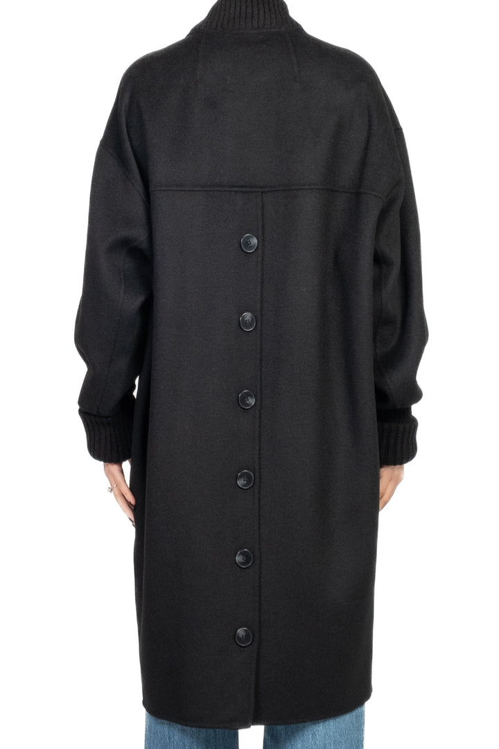 Vicolo - Cappotto lungo hand made con polsini Art. TF0027