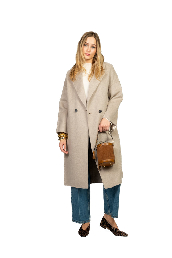 Vicolo - Cappotto hand made ovetto doppio petto Art. TF0003