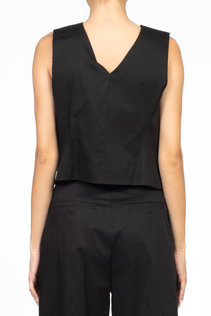 Tensione In - Gilet asimmetrico doppio petto Art. 25D7839
