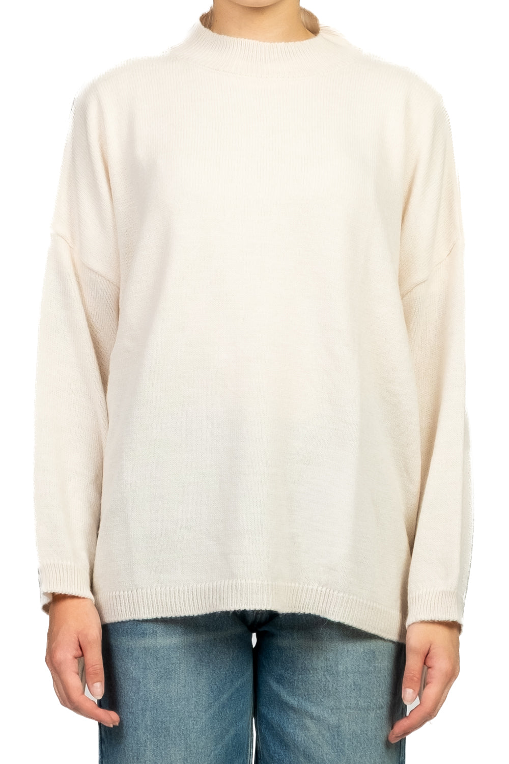 Vicolo - Maglia over con frange Art. 77226F