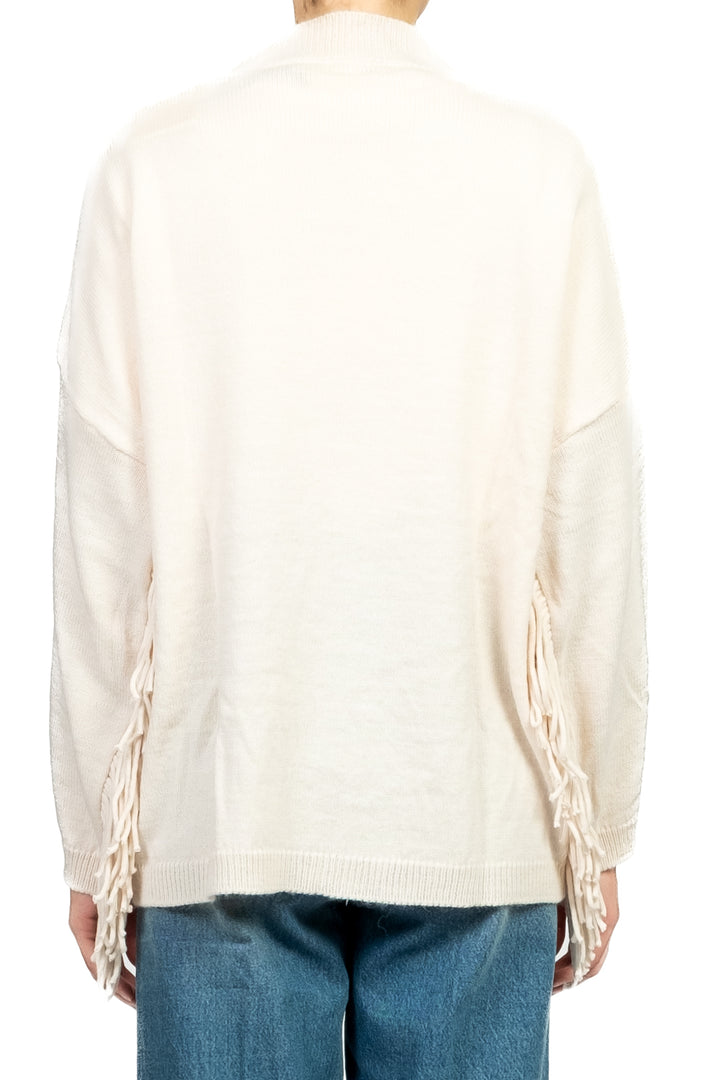 Vicolo - Maglia over con frange Art. 77226F