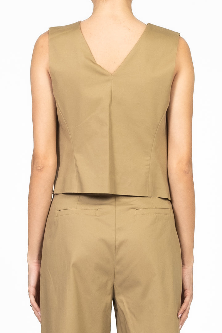 Tensione In - Gilet asimmetrico doppio petto Art. 25D7839