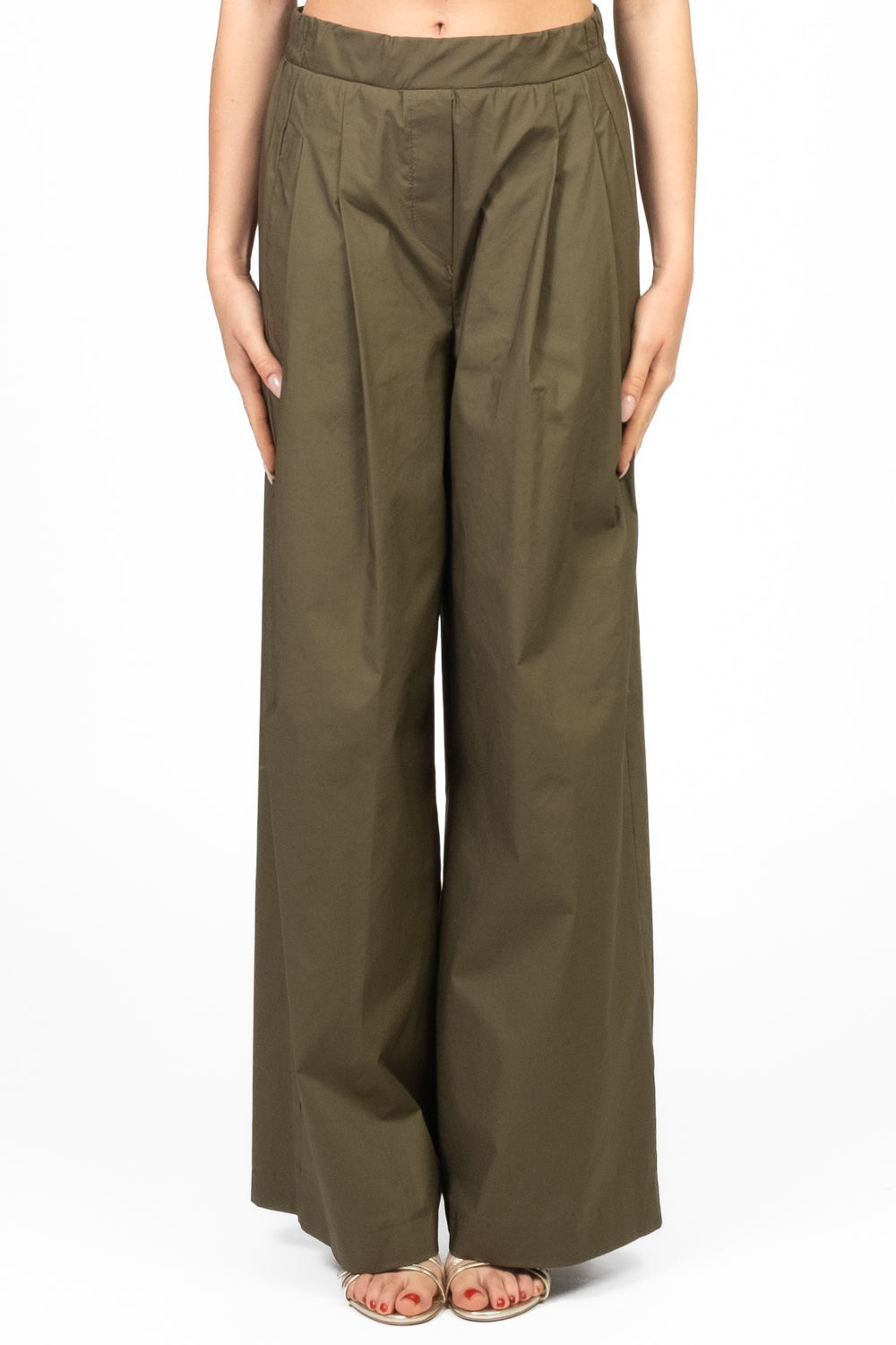 Tensione In - Pantalone palazzo con pinces Art. 25P7843