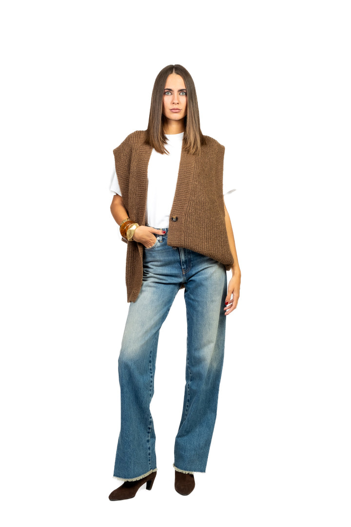 Vicolo - Gilet in maglia over Art. 55183F