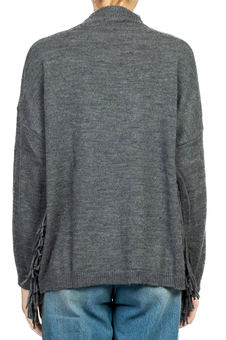 Vicolo - Maglia over con frange Art. 77226F