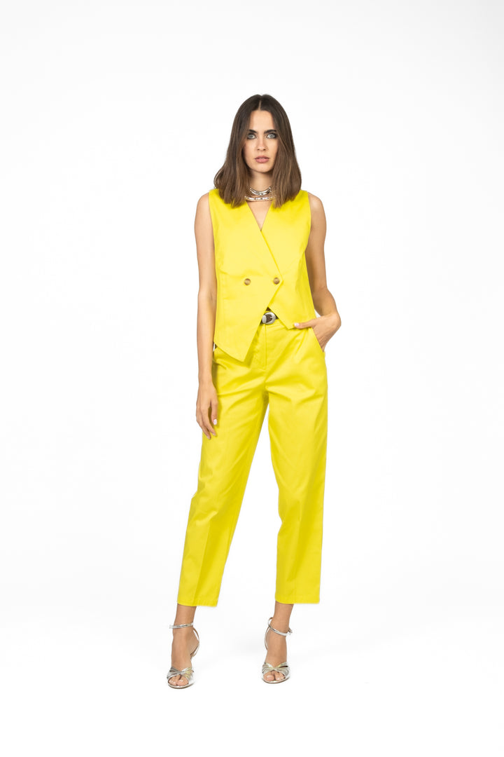 Tensione In - Gilet asimmetrico doppio petto Art. 25D7839