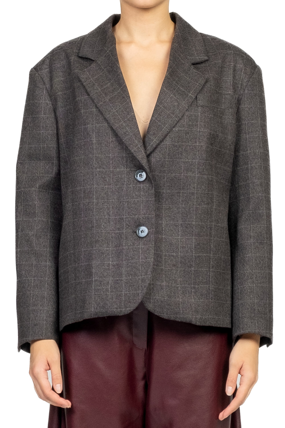 Vicolo - Giacca check corta Art.TF1687