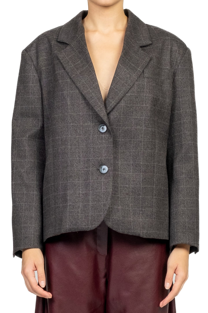 Vicolo - Giacca check corta Art.TF1687