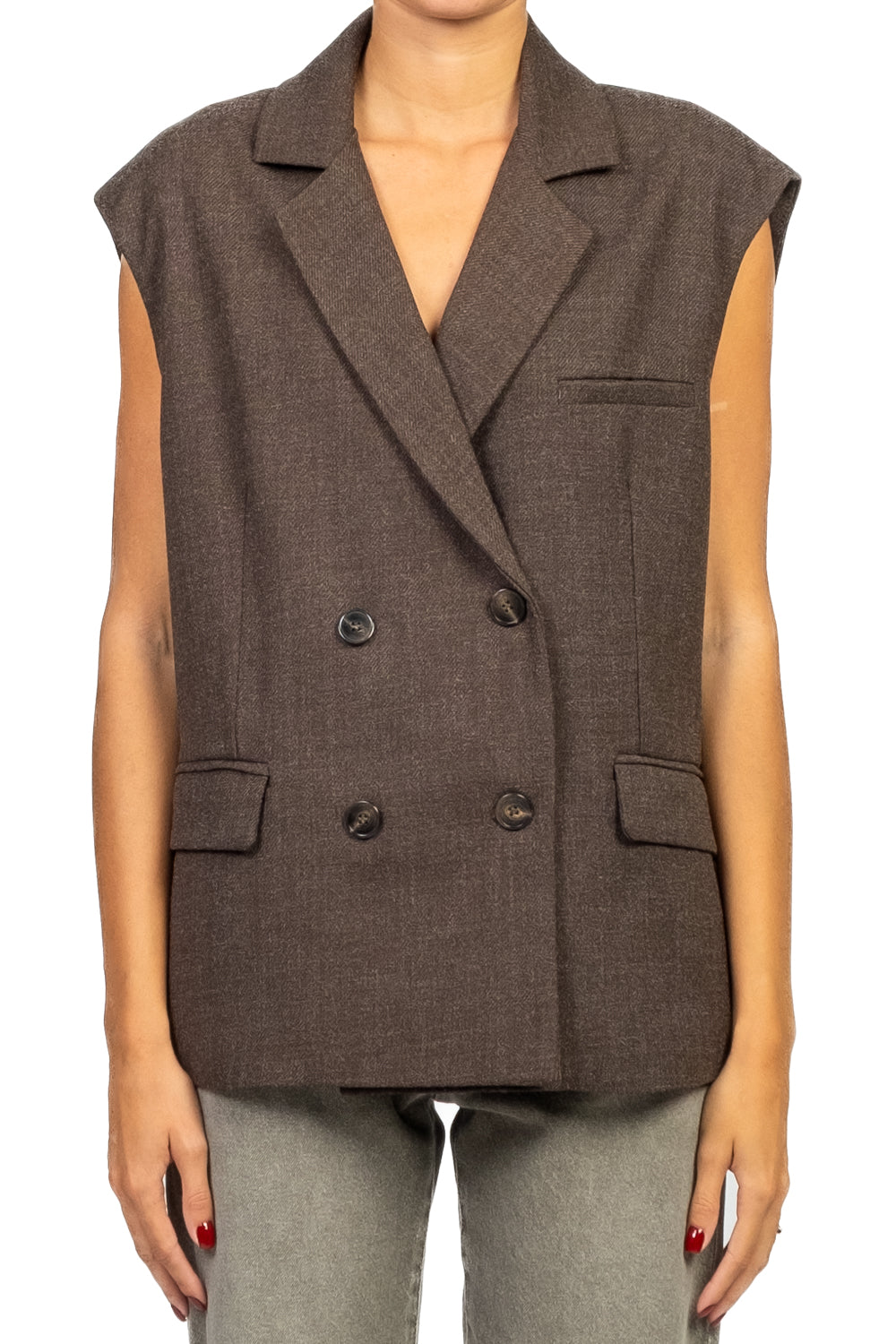 Tensione In - Gilet over doppio petto Art. 26D1022