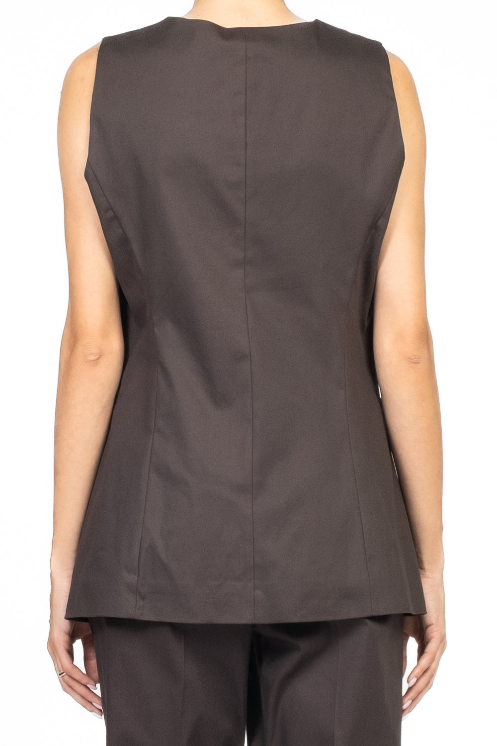 Tensione In - Gilet lungo con bottoni Art. 25D7852