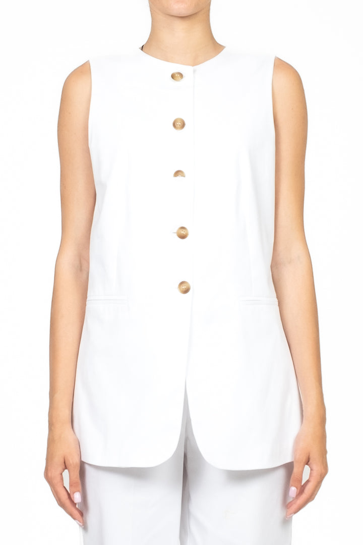 Tensione In - Gilet lungo con bottoni Art. 25D7852