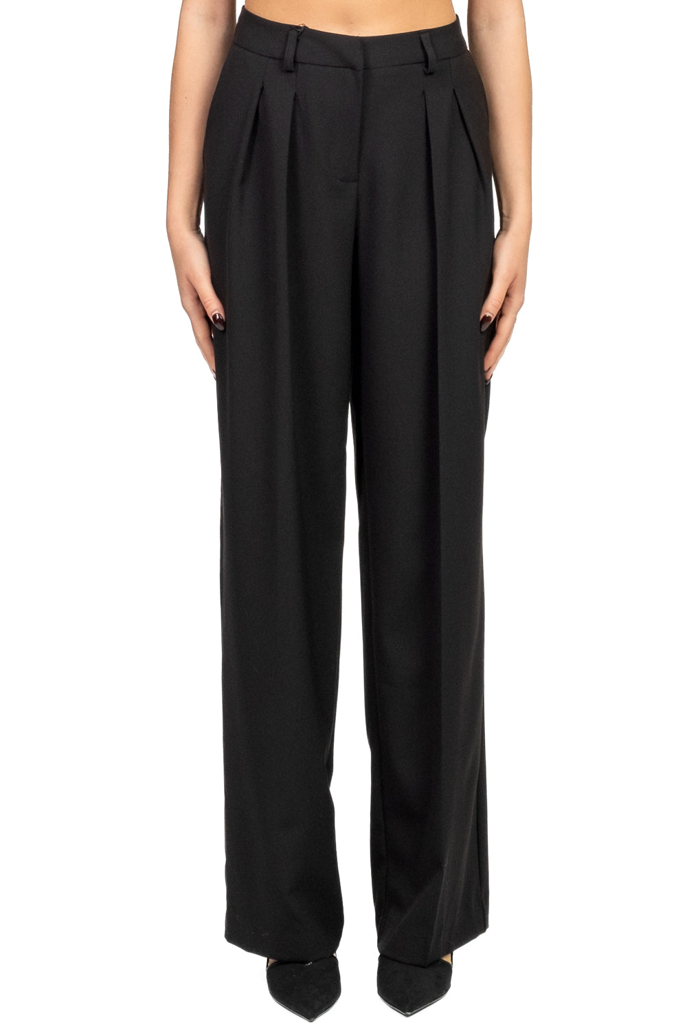 Tensione In - Pantalone palazzo con pinces Art. W25P736
