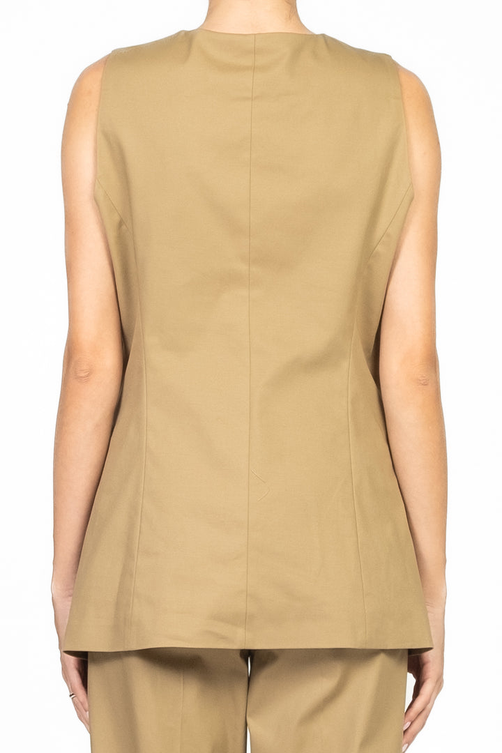 Tensione In - Gilet lungo con bottoni Art. 25D7852