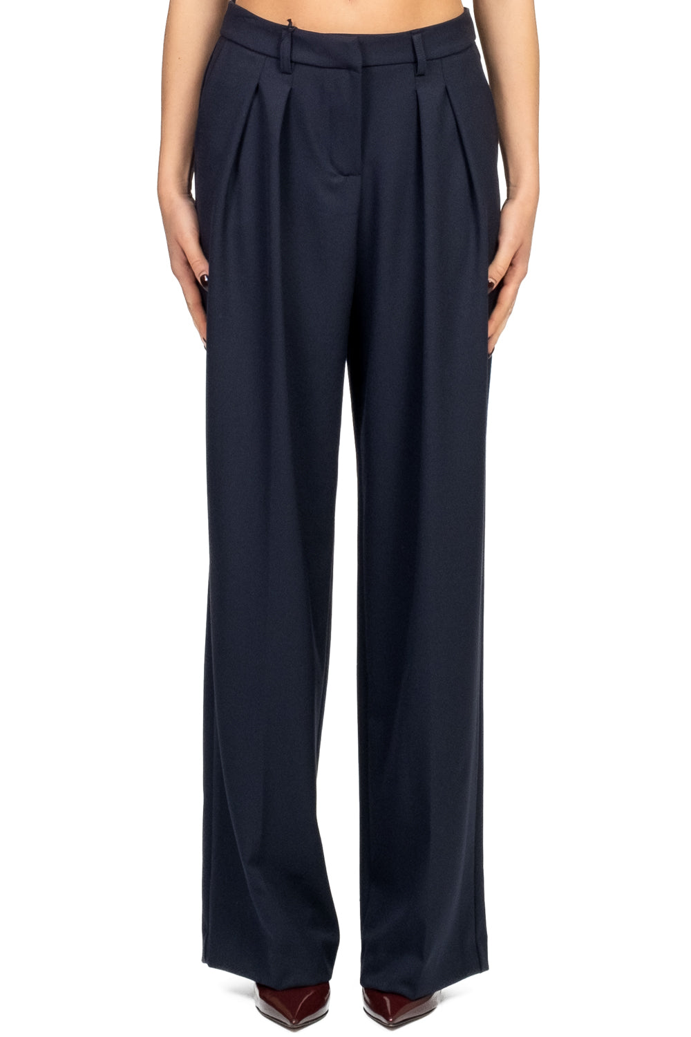 Tensione In - Pantalone palazzo con pinces Art. W25P736