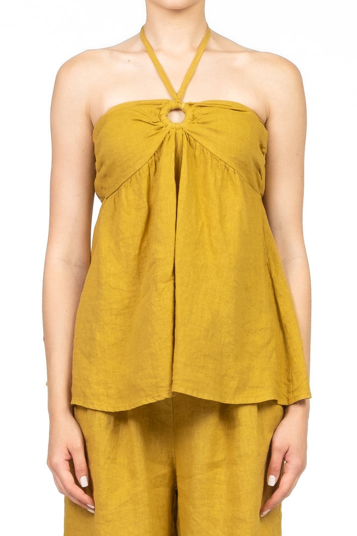Vicolo - Top halter in lino Art. TD2925