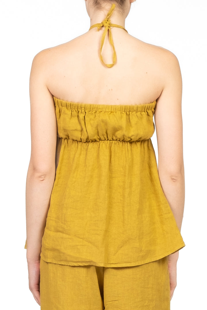 Vicolo - Top halter in lino Art. TD2925