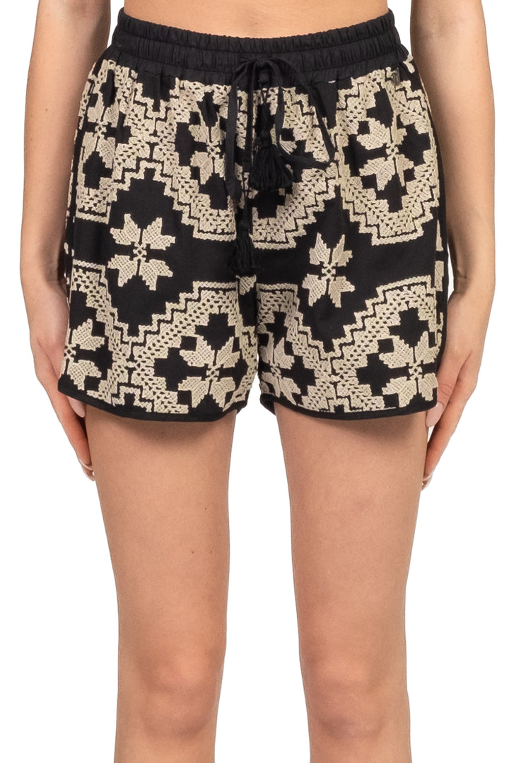 Dixie - Shorts ricamati con coulisse Art. D698W041