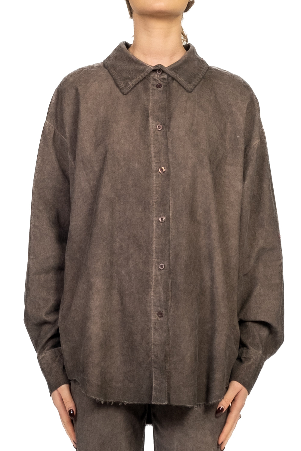 Vicolo - Camicia over velluto costine Art. TF1682