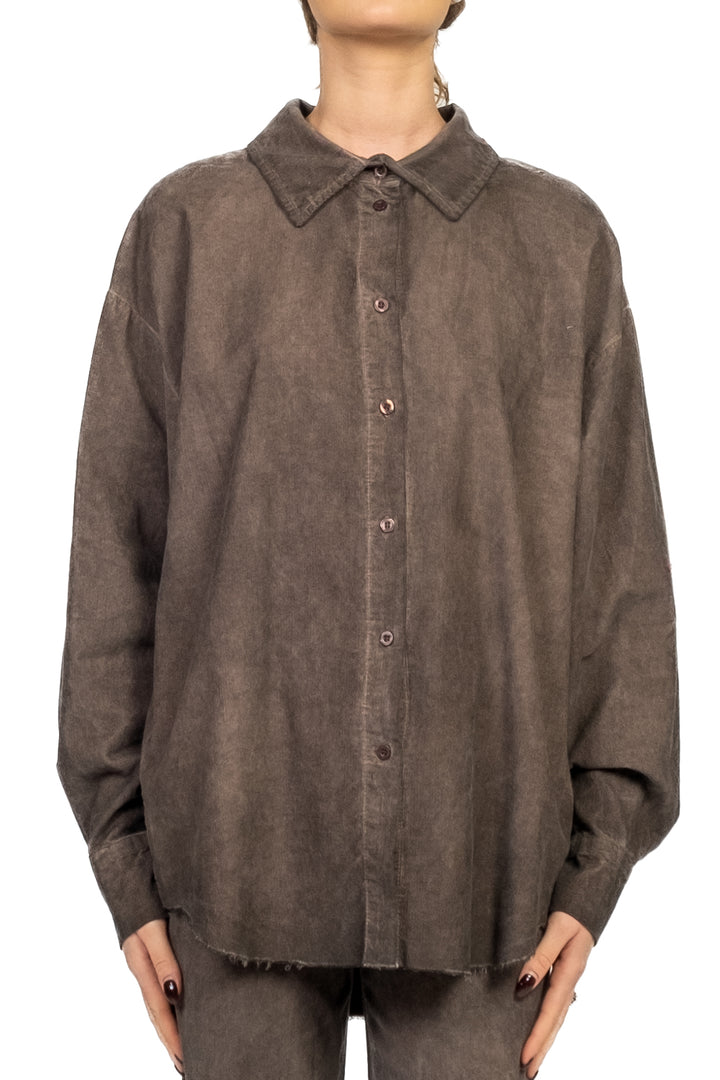Vicolo - Camicia over velluto costine Art. TF1682
