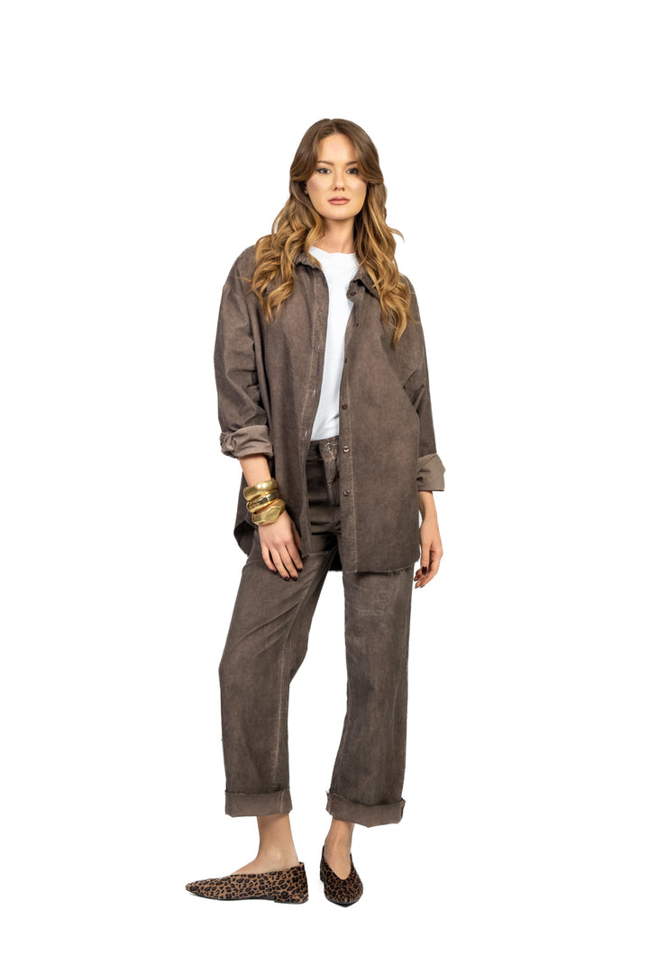 Vicolo - Pantalone crop velluto costine Art. TF1683