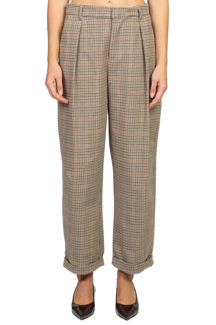 Tensione In - Pantalone ballon a quadretti Art. 37873