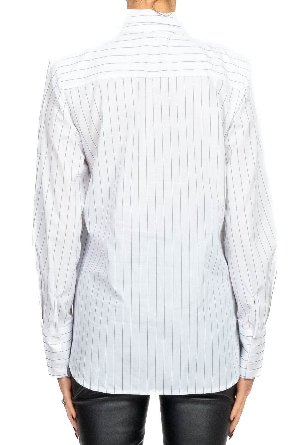 Tensione In - Camicia gessata con spalline Art. W25C719