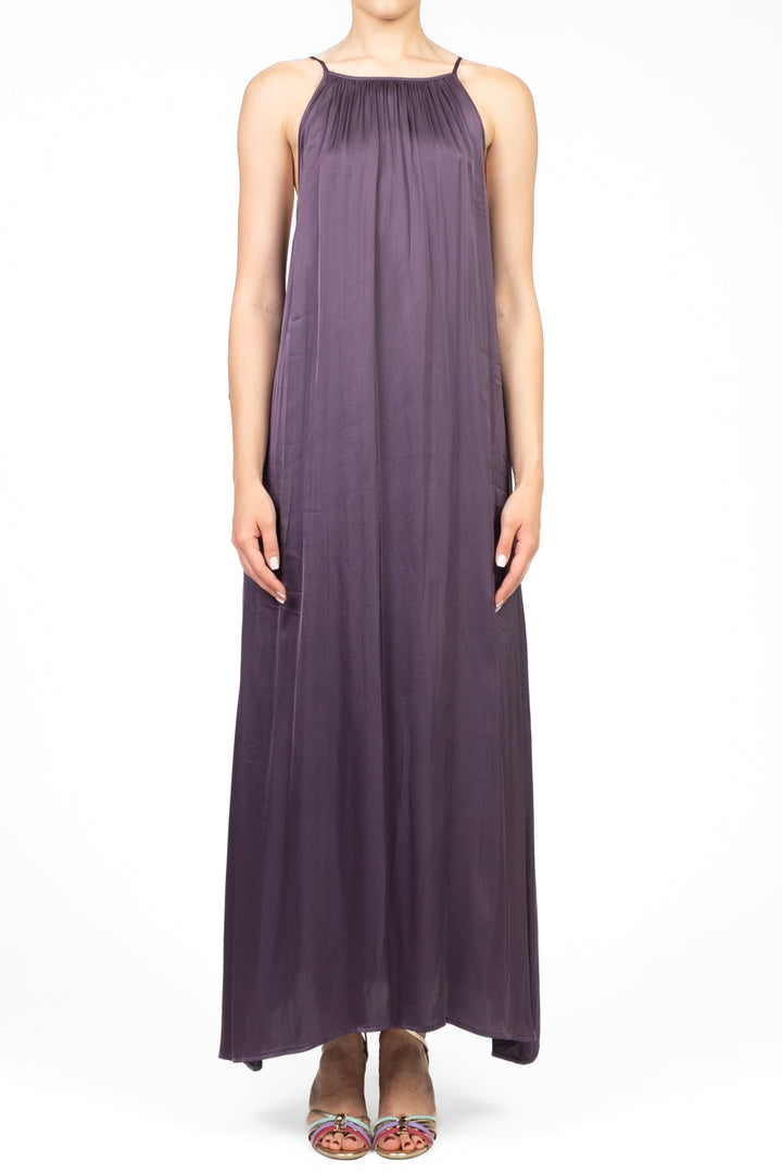 Dixie - Abito in satin scollo americano Art. A782W176