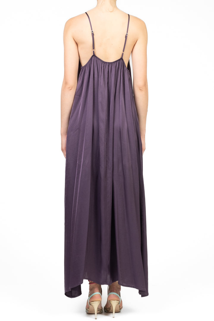 Dixie - Abito in satin scollo americano Art. A782W176
