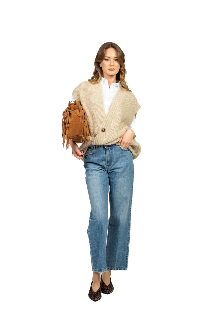 Vicolo - Gilet in maglia over Art. 55183F