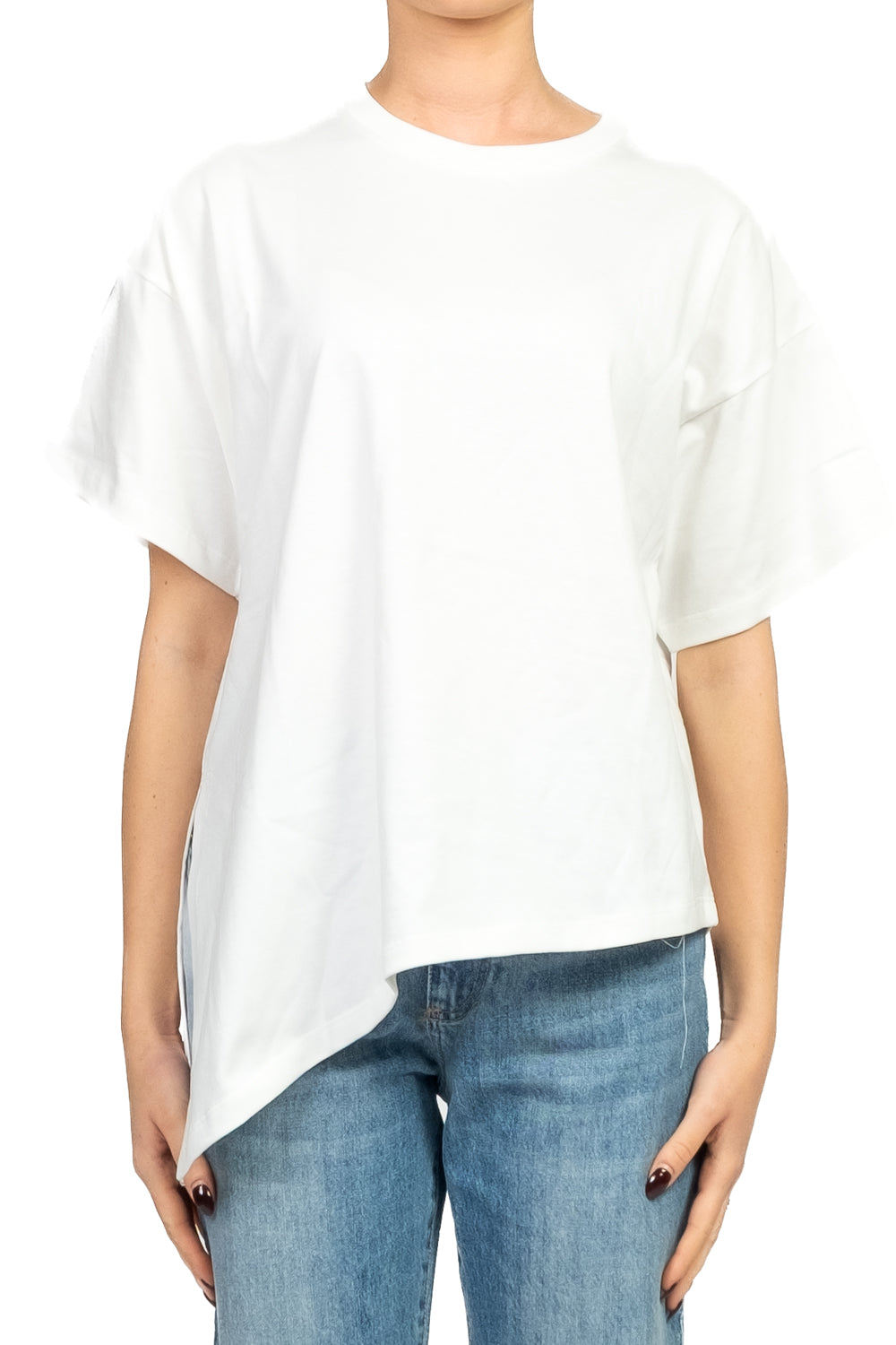 Vicolo - T-shirt  basic asimmetrica Art. UF0190