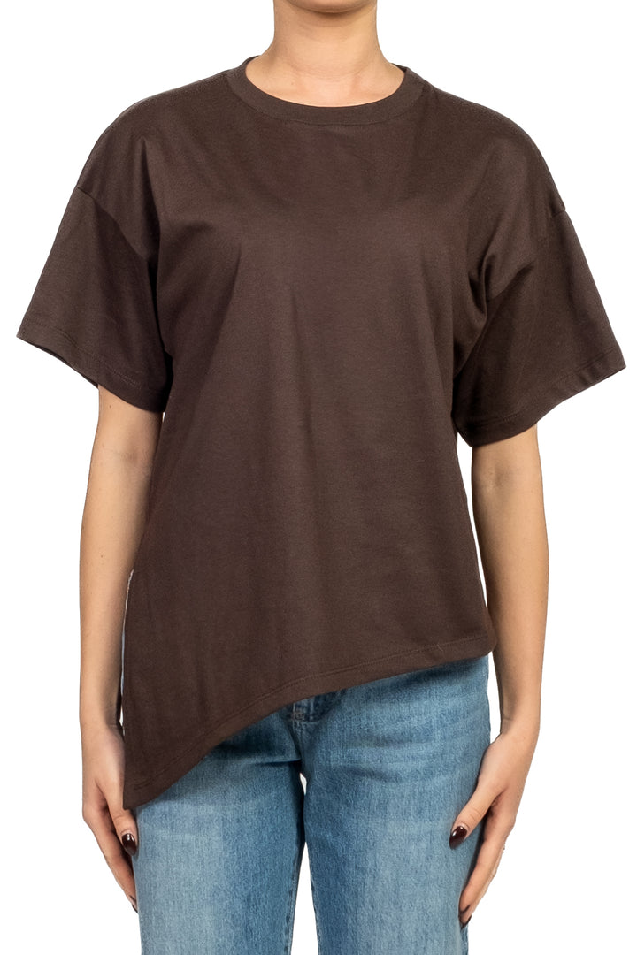 Vicolo - T-shirt  basic asimmetrica Art. UF0190