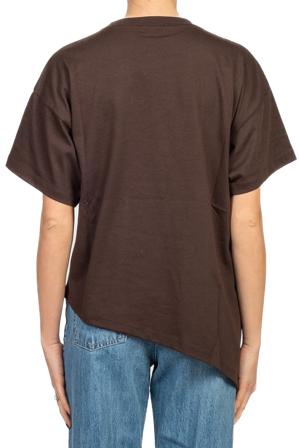 Vicolo - T-shirt  basic asimmetrica Art. UF0190