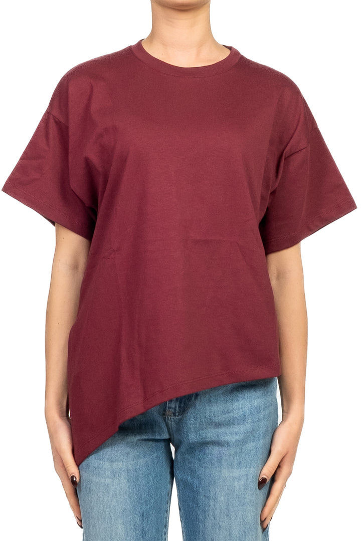 Vicolo - T-shirt  basic asimmetrica Art. UF0190