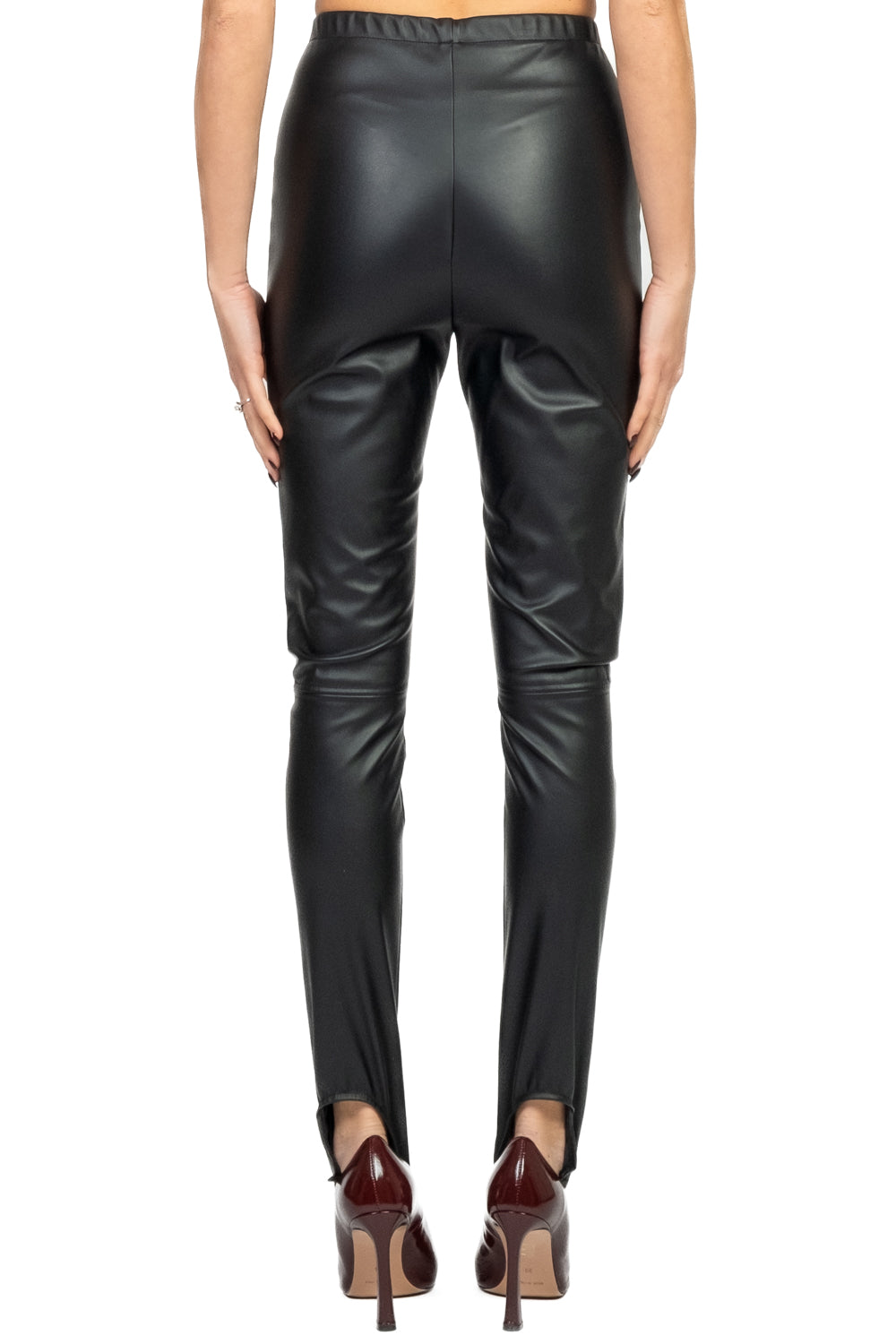 Tensione In - Leggings ecopelle con ghetta Art. 26P1121
