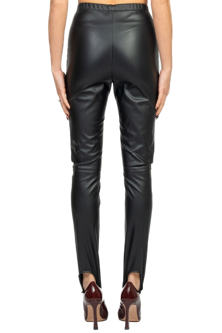 Tensione In - Leggings ecopelle con ghetta Art. 26P1121