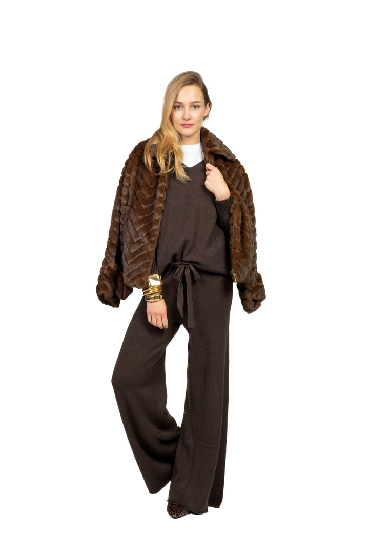 Kontatto - Pantalone in maglia con coulisse Art. FA100N
